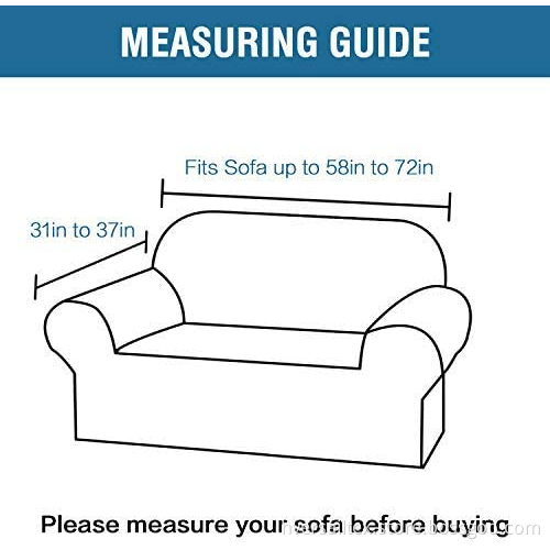 Stretch Velvet Non Slip Loveseat Cover Width 58"-72"